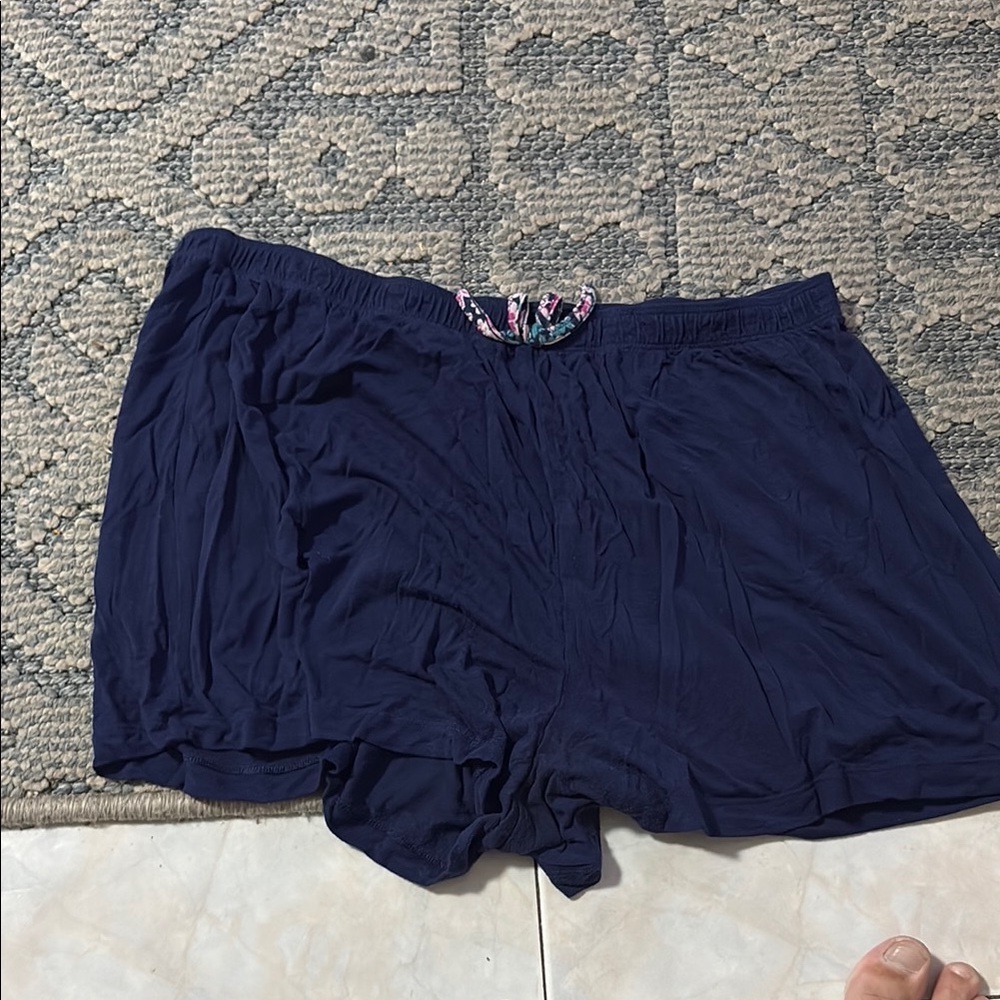 Women's Navy Blue Shorts